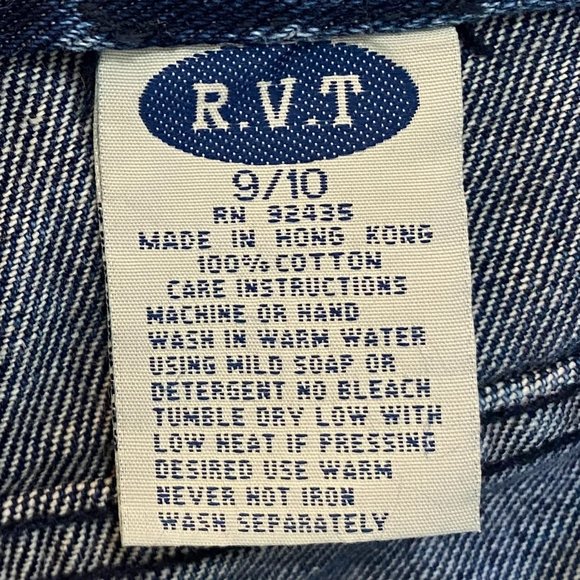 Vintage Jeans Womens 9 High Rise Straight Leg New With Tags Dead Stock - Picture 3 of 8